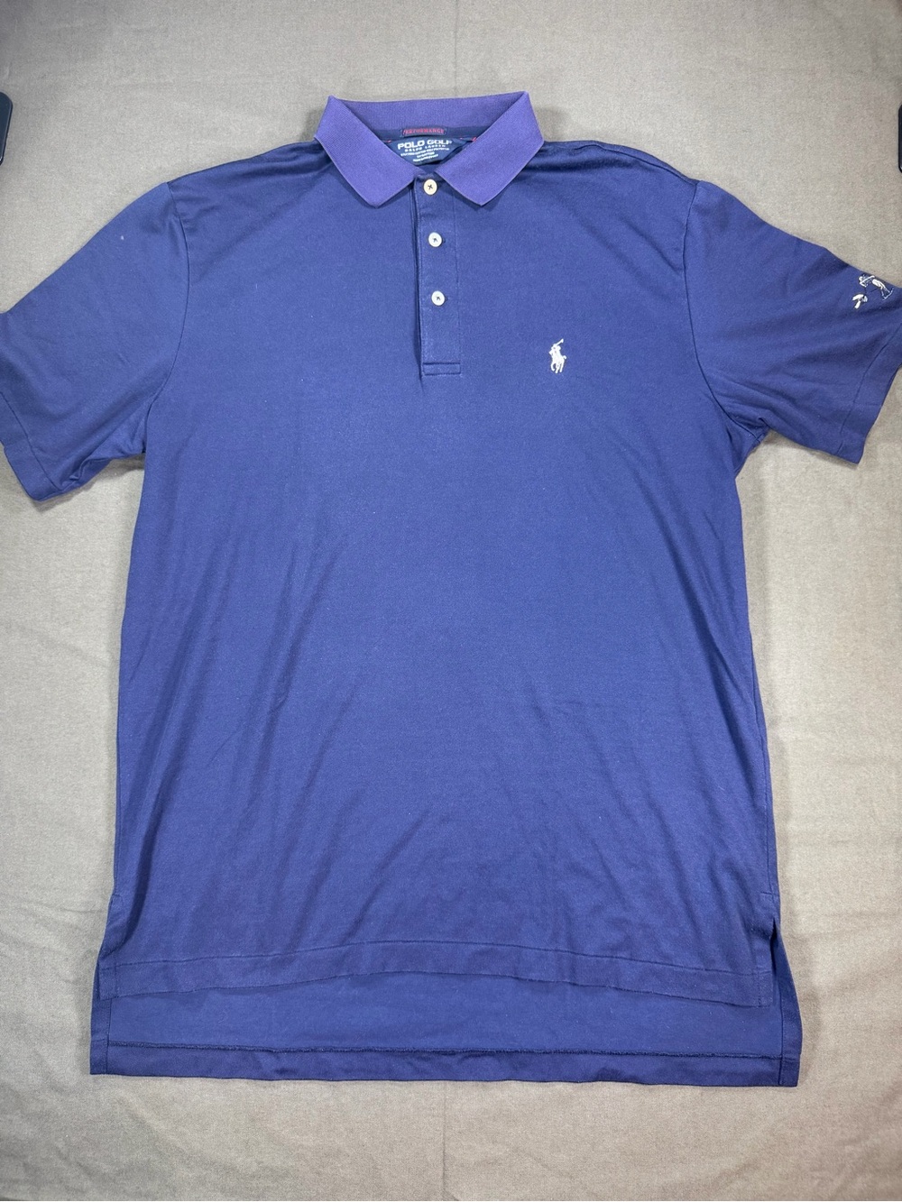 Ralph Lauren Performance Polo Golf Men's Navy Blue Short-Sleeve Golf Shirt